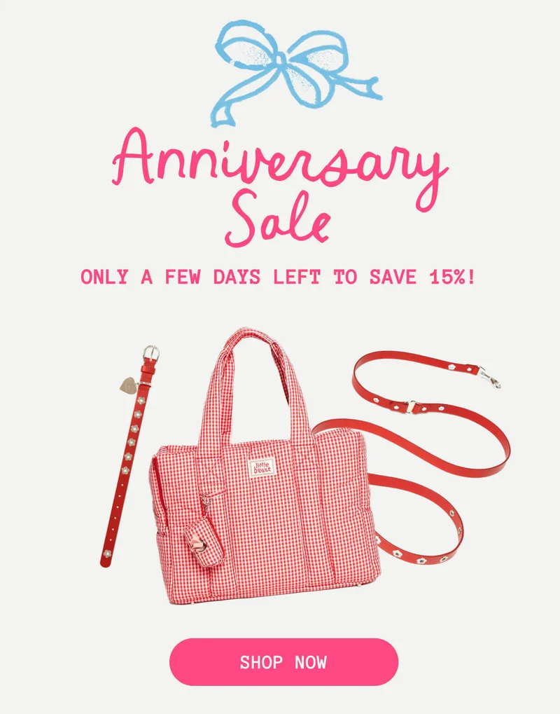 Anniversary Sale Only a Few Days Left to Save 15%!