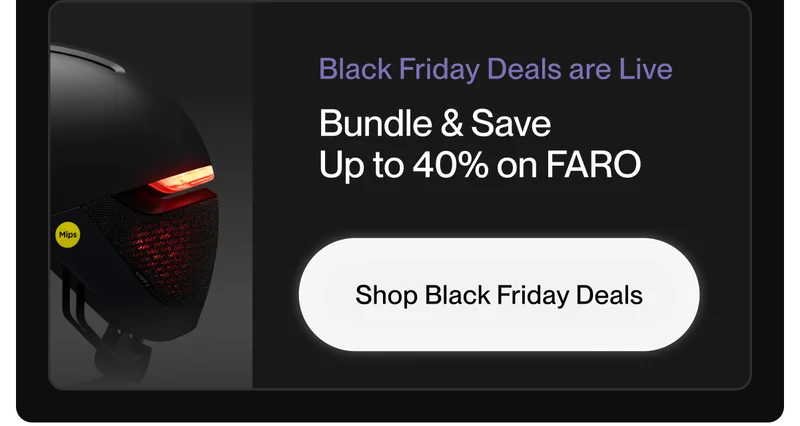 Announcement of Black Friday Deals that are now live for FARO Smart Helmet..