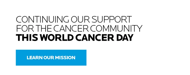 Continuing our support for the cancer community this world cancer day