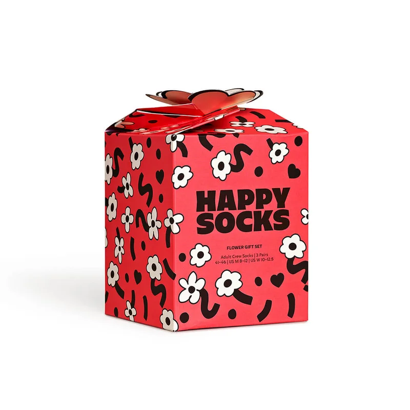 3-Pack Flowers Socks Gift Set