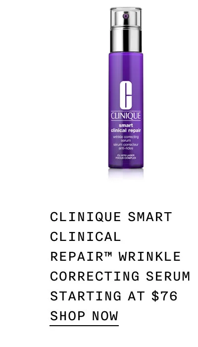 Clinique Smart Clinical repair™&nbsp;Wrinkle Correcting Serum Starting at&nbsp;$76 | SHOP NOW