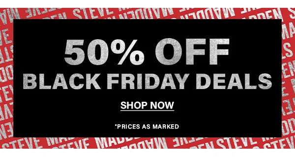 50% Off Black Friday Deals