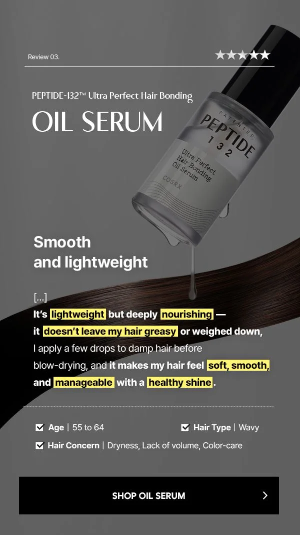 Smooth, Lightweight Oil Serum with Elegant Ivy Scent Smooth, Lightweight Oil Serum with Elegant Ivy Scent