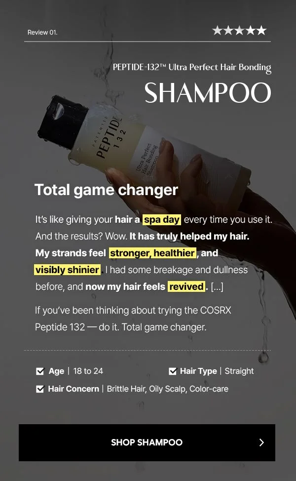 This Shampoo? Total Game Changer! This Shampoo? Total Game Changer!