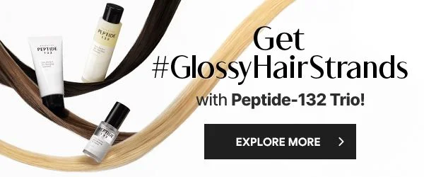 Get #GlossyHairStrands with PEPTIDE-132! Get #GlossyHairStrands with PEPTIDE-132!