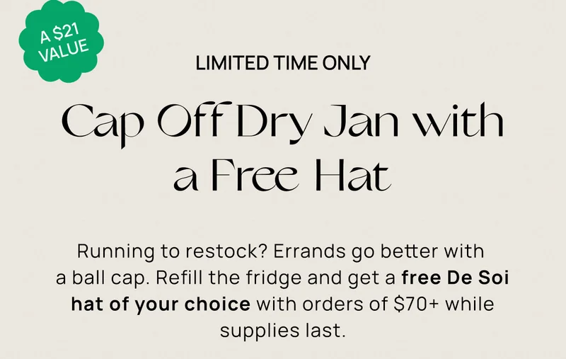 Free Hat with orders $70+