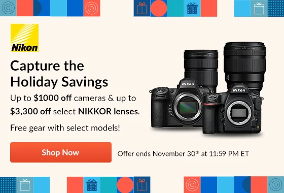 Nikon Capture the Holiday Savings |  Shop Now