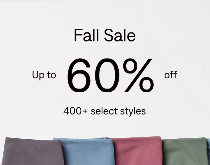 Fall Sale: Up to 60% off 400+ select styles