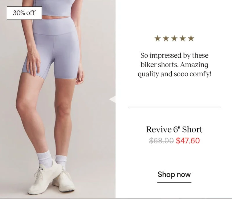 Revive 6'' Short: 30% off