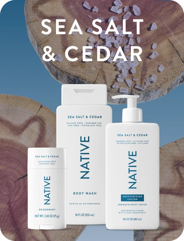 Sea salt and cedar