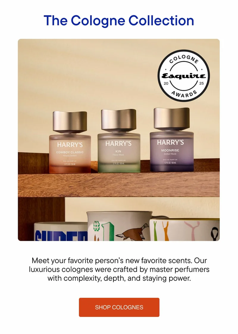 Meet your favorites person's new favorite scents. Our luxurious colognes were crafted by master perfumers with complexity, depth, and staying power.