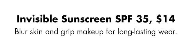 invisible sunscreen spf35