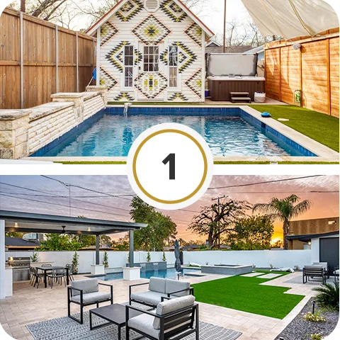 Get away for the weekend and enjoy some downtime by your private pool.