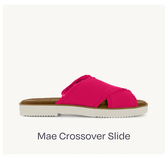 Mae Crossover Slide Sandal