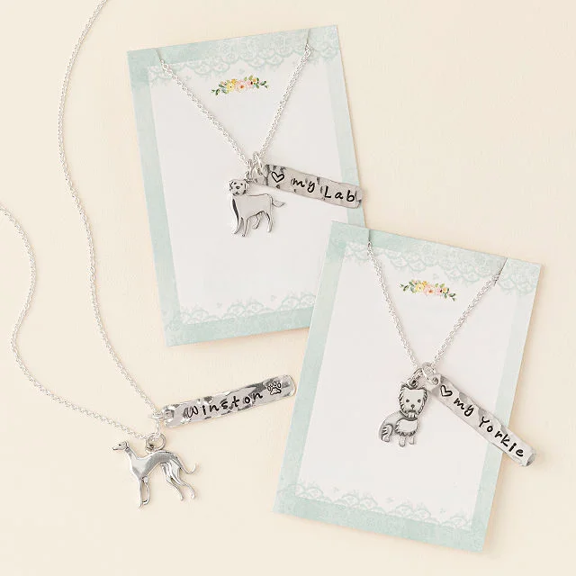 Choose Your Dog Breed Personalized Necklace
