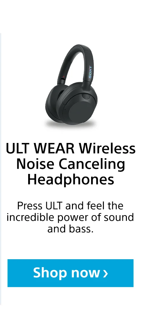 ULT WEAR Wireless Noise Canceling Headphones | Press ULT and feel the incredible power of sound and bass. | Shop now