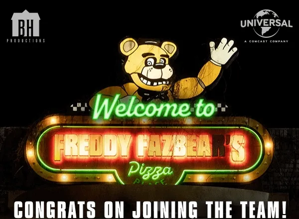 Welcome to Freddy Fazbear's Pizza. Congrats on Joining the Team