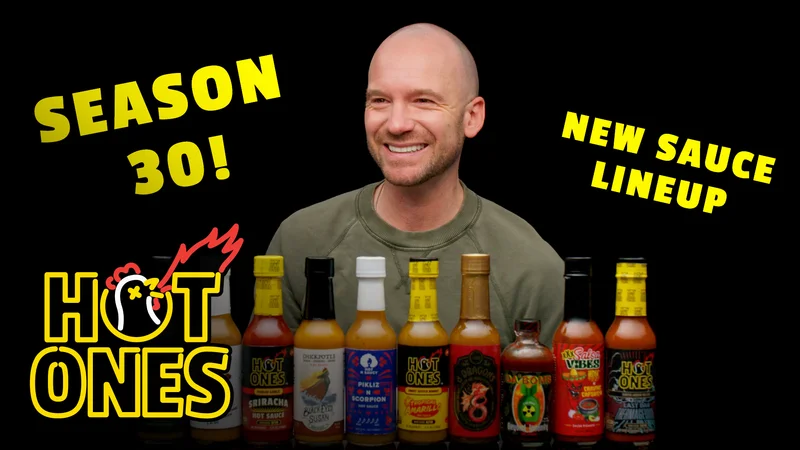 Season 30 sauce reveal on Hot Ones.