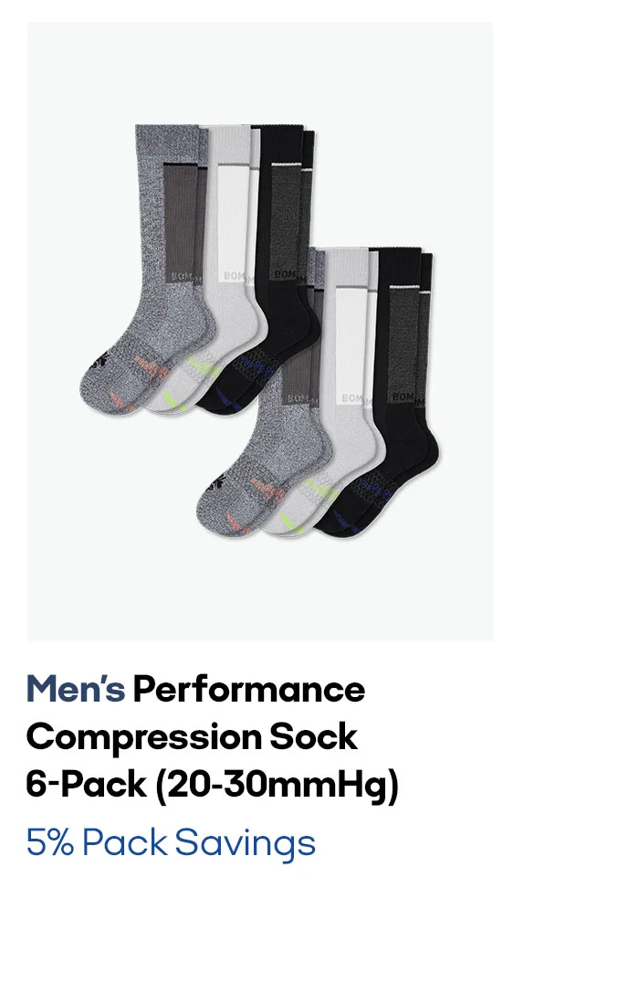 Men's Performance 6-pack (20-30mmHg) 5% Pack Savings