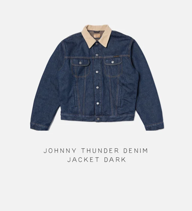 Johnny Thunder Denim Jacket Dark Blue