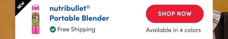 Image of a pink nutribullet Portable Blender