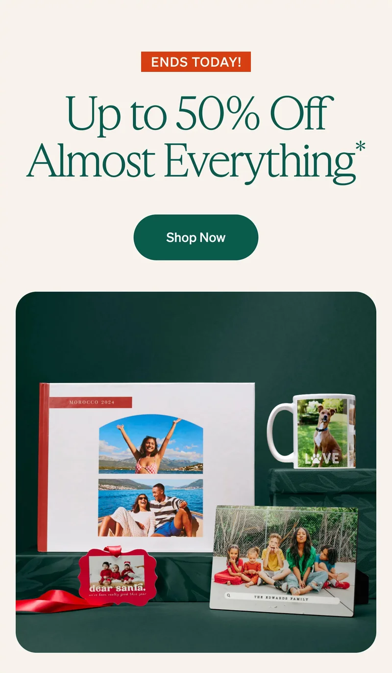 10 free cards + Up to 50% Off almost everything