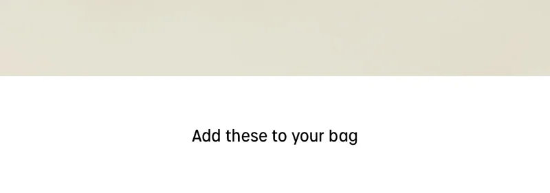 Add these to your bag
