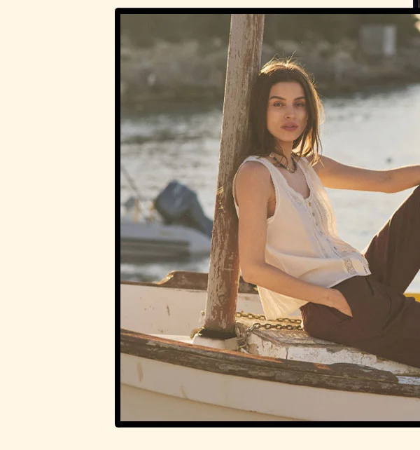 Linen Drawstring Pant