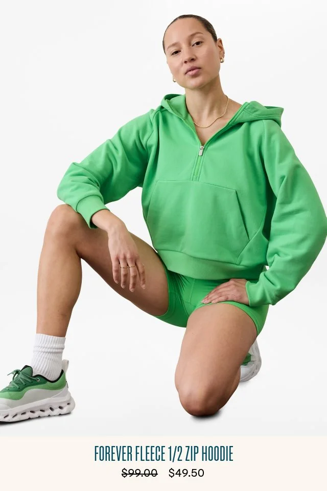 Forever Fleece 1/2 Zip Hoodie