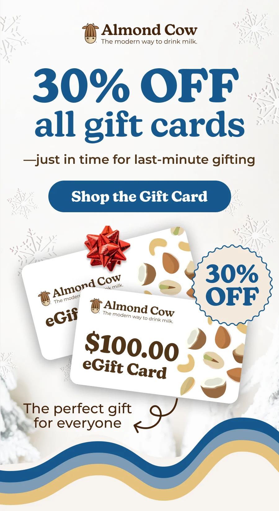 30% off holiday gift card