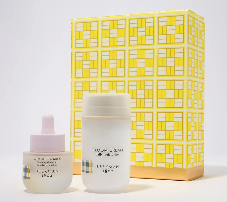 Beekman 1802 Bloom Cream & Oh! Mega Milk Facial Oil w/ Gift Box