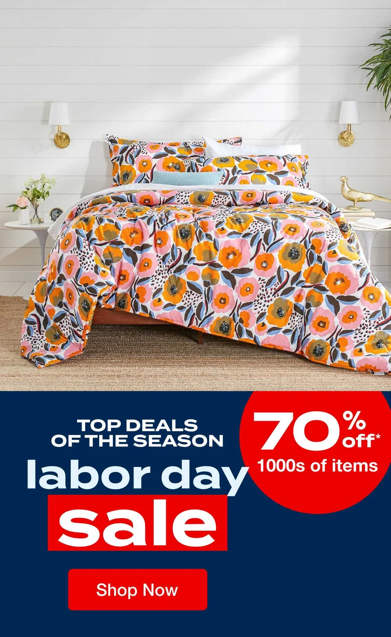 70% off 1000s of item*