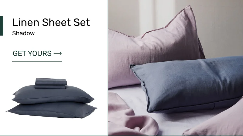 Shadow Linen Sheet Set