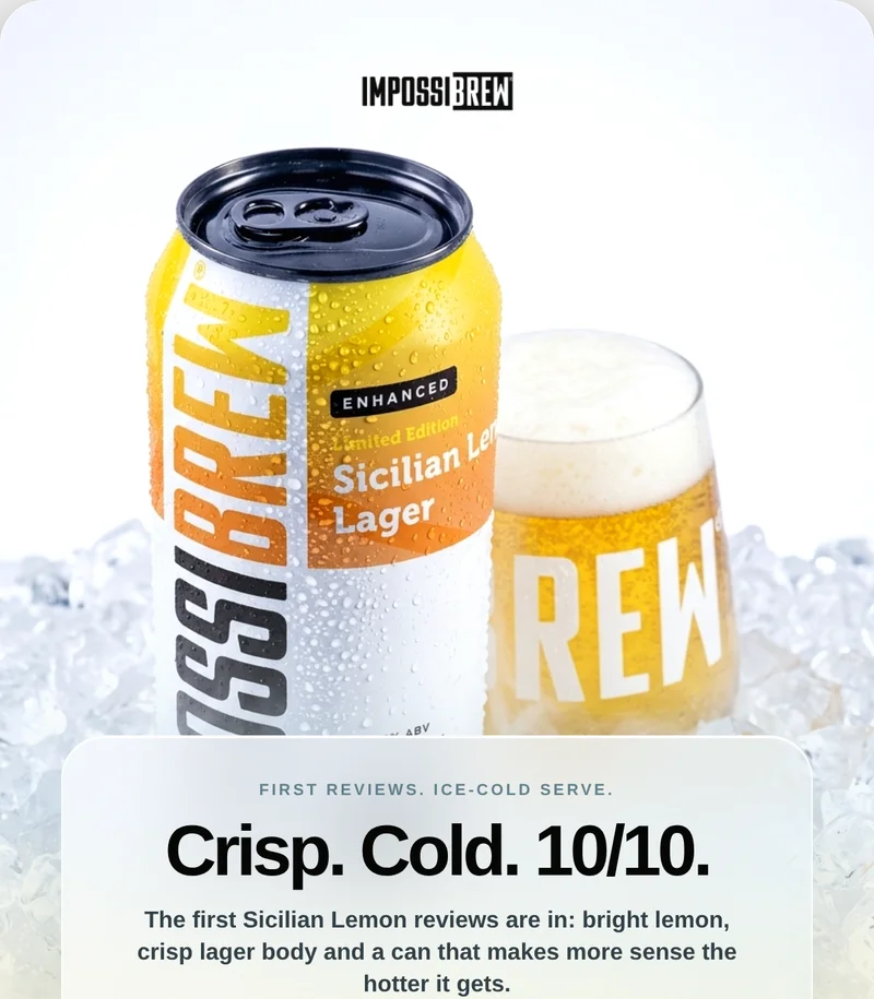 IMPOSSIBREW Sicilian Lemon Lager reviews