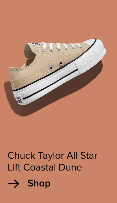 Shop: Chuck Taylor All Star Lift Coastal Dune