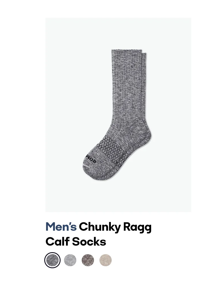 Men's Chunky Ragg Calf Socks