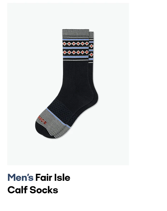 Men's Holiday Calf Socks