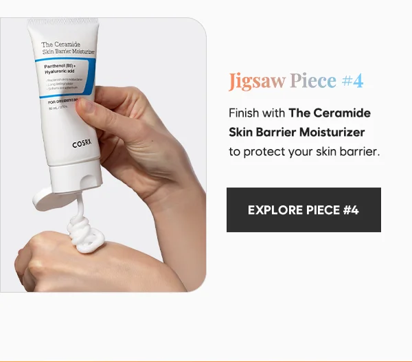Jigsaw Piece #4 is Ceramide Moisturizer!