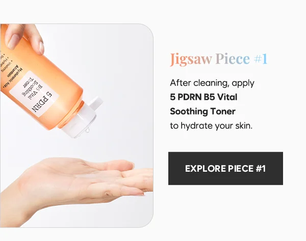 Jigsaw Piece #1 is PDRN Toner!