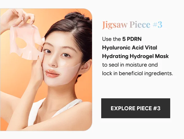 Jigsaw Piece #3 is PDRN Hydrogel Mask!