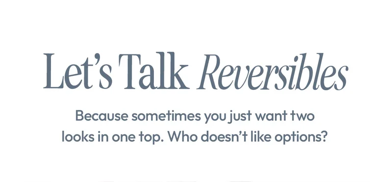 Reversible