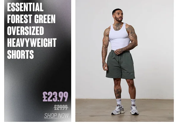 Essential Forest Green Heavyweight Shorts