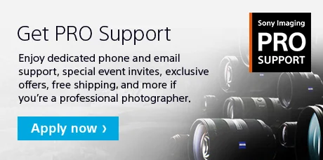 Get PRO Support | Enjoy dedicated phone and email support, special event invites, exclusive offers, free shipping, and more if you're a professional photographer. Apply now