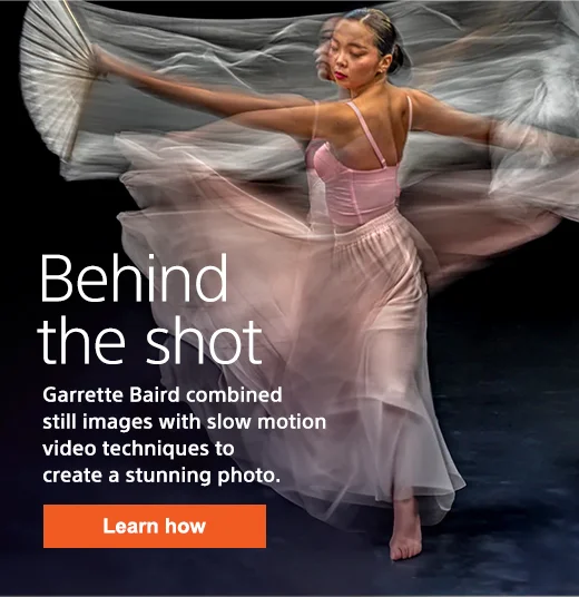 Behind the shot | Garrette Baird combined still images with slow motion video techniques to create a stunning photo. | Learn how