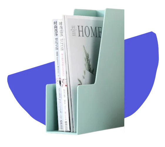 At Home Magazine Holders
