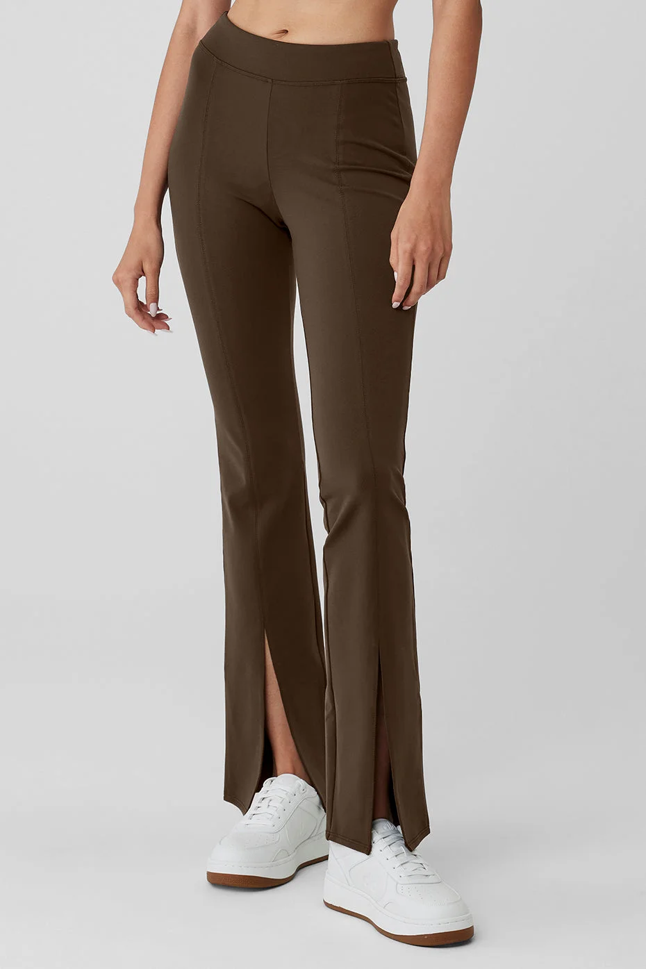 Airbrush High-Waist Flutter Legging - Espresso