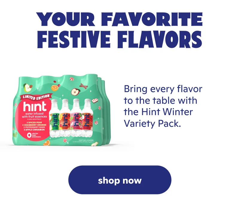 Your favorite festive flavors