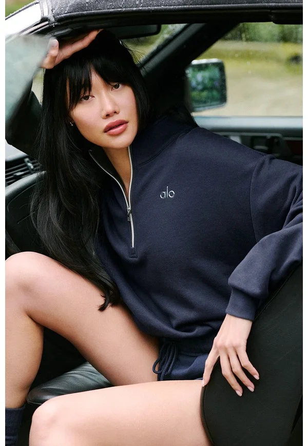 Accolade 1/4 Zip Pullover - Navy - Navy / XXS