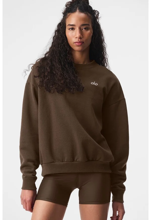 Accolade Crew Neck Pullover - Espresso - Espresso / XXS