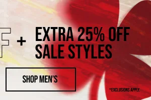 Up to 75% off Clearance + extra 25% off shop Men's